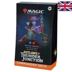 MAZO COMMANDER QUICK DRAW - OUTLAWS OF THUNDER JUNCTION - MAGIC THE GATHERING - (INGLÉS) | 9999900000535