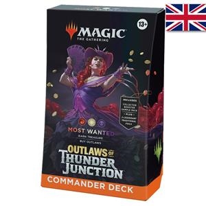 MAZO COMMANDER MOST WANTED - OUTLAWS OF THUNDER JUNCTION - MAGIC THE GATHERING - (INGLÉS) | 9999900000566