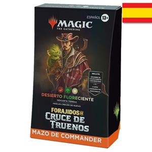 MAZO COMMANDER DESIERTO FLORECIENTE - OUTLAWS OF THUNDER JUNCTION - MAGIC THE GATHERING - (ESPAÑOL) | 9999900000580
